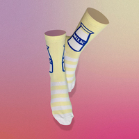 YELLOW MILK SOCKS - Thumbnail 1