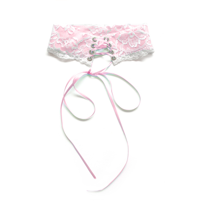 Lace-up choker (click for more colors)