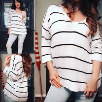 Cropped Boyfriend Sweater