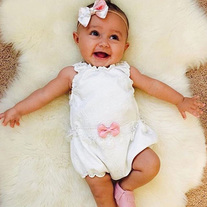 Tassel Lace Romper - Thumbnail 1