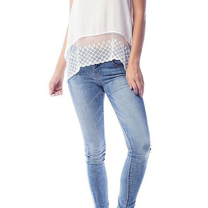 Hi-Lo Lace Hem Tunic~2 colors