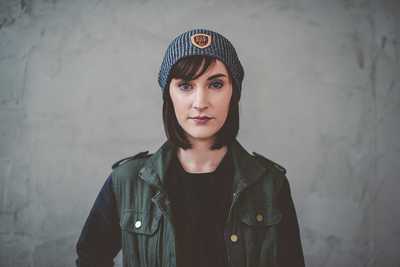 Heathered Black DTS Slouchy Beanie