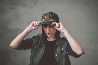 Camo PreCurved Bill - Trucker