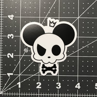 "Spunky Fresh" Skull Mouse, Sticker - Thumbnail 1