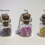 Kawaii WISHING STARS BOTTLE in 3 Colors Iphone Earphone Plug/Dust Plug - Cellphone Headphone Handmade Decorations-4