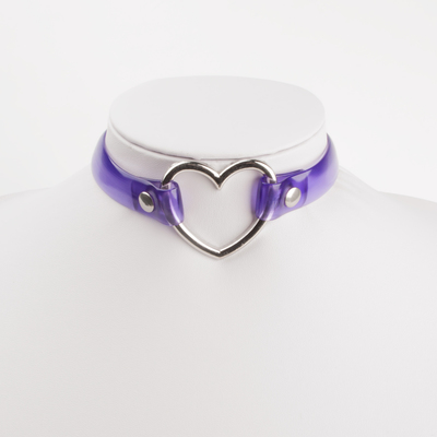 JELLY HEART CHOKER PURPLE