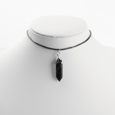 Crystal point necklace (click for more colors)