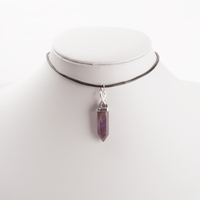 CRYSTAL POINT NECKLACE (CLICK FOR MORE COLORS) - Thumbnail 1