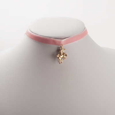 Unicorn velvet choker