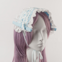 LOLITA LACE HEADBAND (CLICK FOR 3 COLORS) - Thumbnail 2