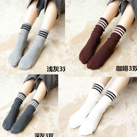 3 Pairs/Lot College Wind Socks - Thumbnail 2