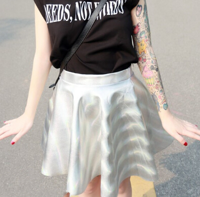 HOLOGRAPHIC SKIRT