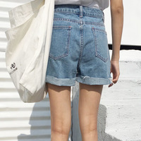VINTAGE DENIM SUMMER SHORTS - Thumbnail 2