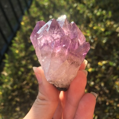 Amethyst flower cluster 