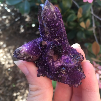 Dark purple spirit quartz 51 grams 