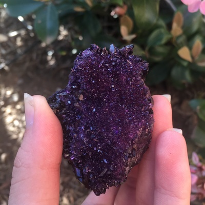 Dark purple spirit quartz 129 grams 