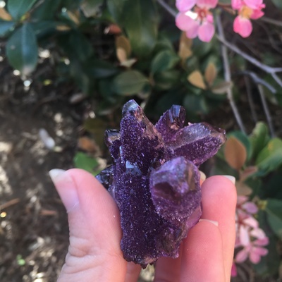 Dark purple spirit quartz 65 grams 