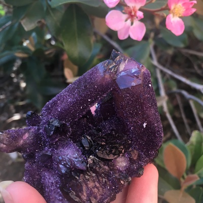 Dark purple spirit quartz 109 grams 