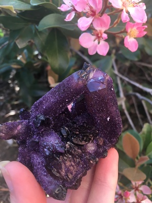 Dark Purple Spirit Quartz 109 grams 