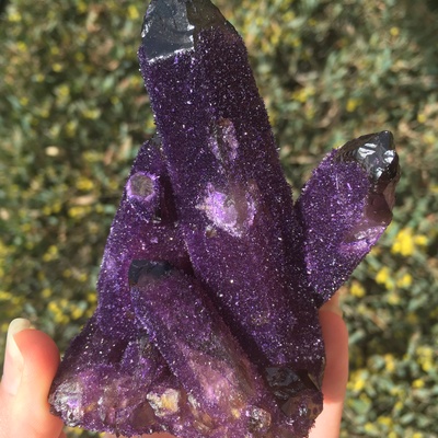 Dark purple spirit quartz 268 grams 