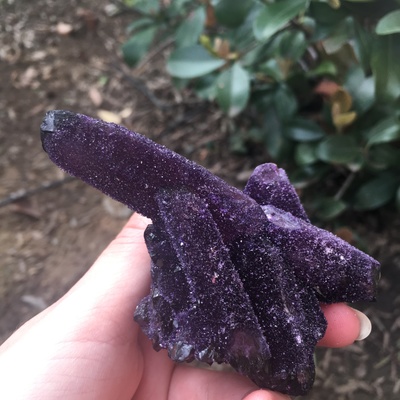 Dark purple spirit quartz 133 grams 