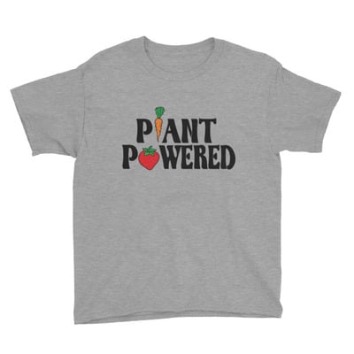 Plant powered youth short sleeve t-shirt