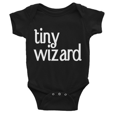 Tiny wizard infant bodysuit