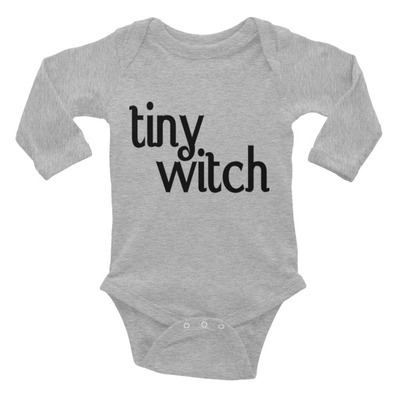 TINY WITCH Infant Long Sleeve Bodysuit