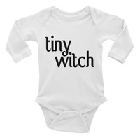 TINY WITCH Infant Long Sleeve Bodysuit - Thumbnail 1
