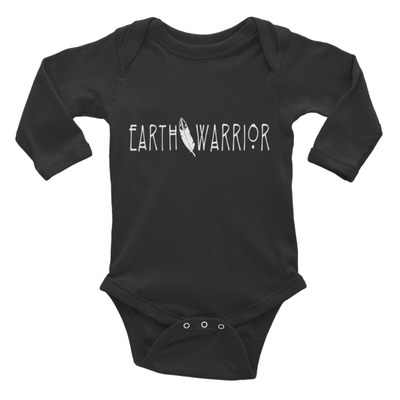 Earth warrior infant long sleeve bodysuit