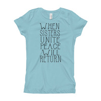SISTERS UNITE Girl's T-Shirt - Thumbnail 5