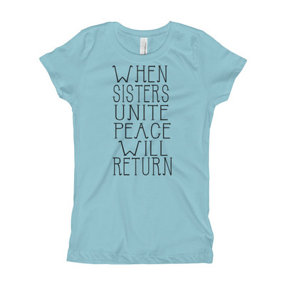 Sisters unite girl's t-shirt