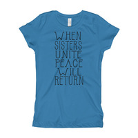 SISTERS UNITE Girl's T-Shirt - Thumbnail 7