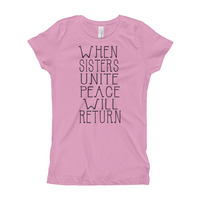 SISTERS UNITE Girl's T-Shirt - Thumbnail 8