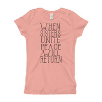 SISTERS UNITE Girl's T-Shirt - Thumbnail 9