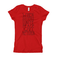 SISTERS UNITE Girl's T-Shirt - Thumbnail 11