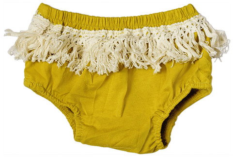 Mustard Diaper Cover Bloomer
