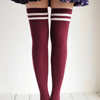 Twist Two Stripes Knee-high socks - Thumbnail 2