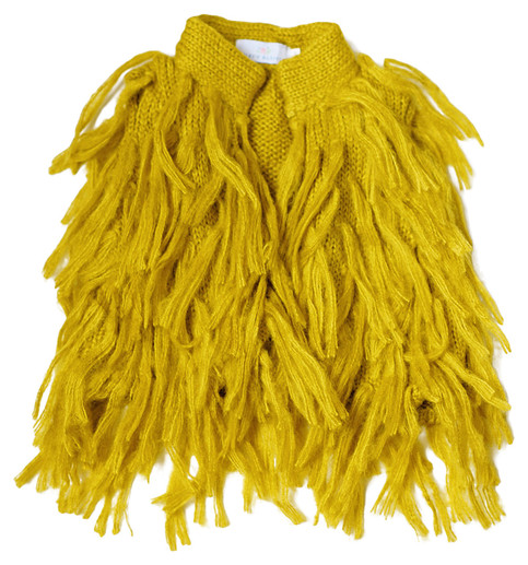 Collins Tassel Vest - Mustard