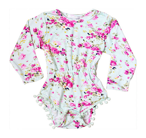 Georgia Pom Pom Romper