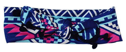 Brittany Pom Pom Knot Headwrap