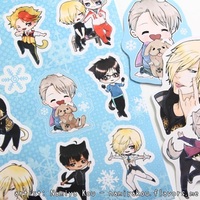 Yuri!!! on ICE Sticker Sheets - Thumbnail 2
