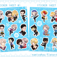 Yuri!!! on ICE Sticker Sheets - Thumbnail 1