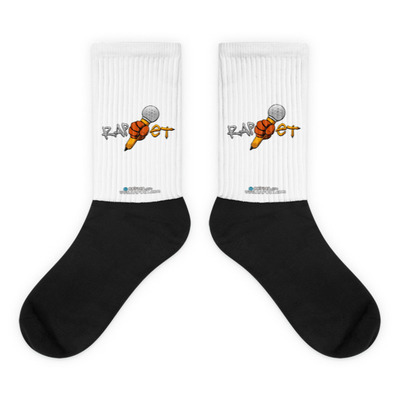 Black foot socks