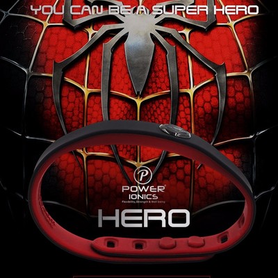 Superman! super hero 3000 ions sports titanium bracelet