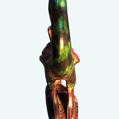 Hand carved sankofa bird ghanaian traditional sculpture art objects home décor