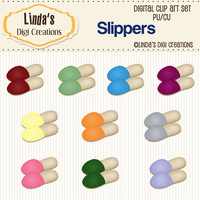 Slippers (ClipArt Set) - Thumbnail 1