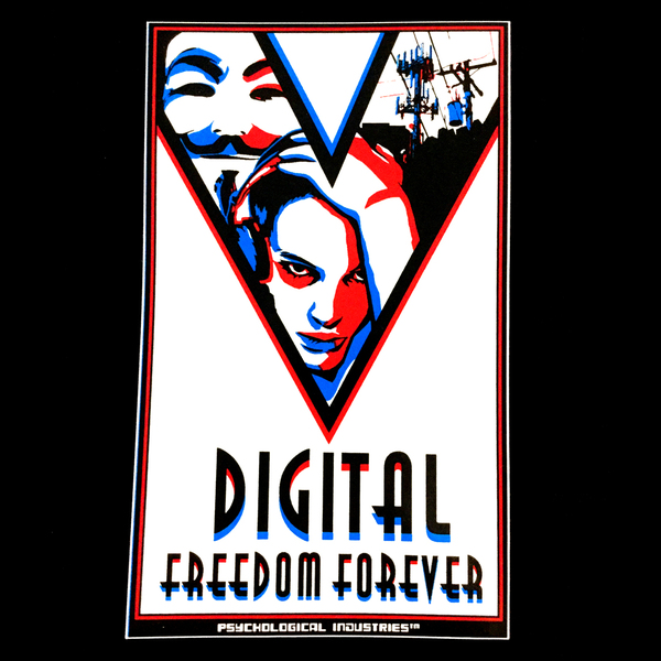 Digital Freedom Forever - XL Sticker 2017 Edition