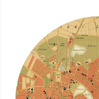 Kiel - city poster - city map poster print