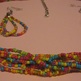 Rainbow Seed Bead Necklace Set - Thumbnail 2